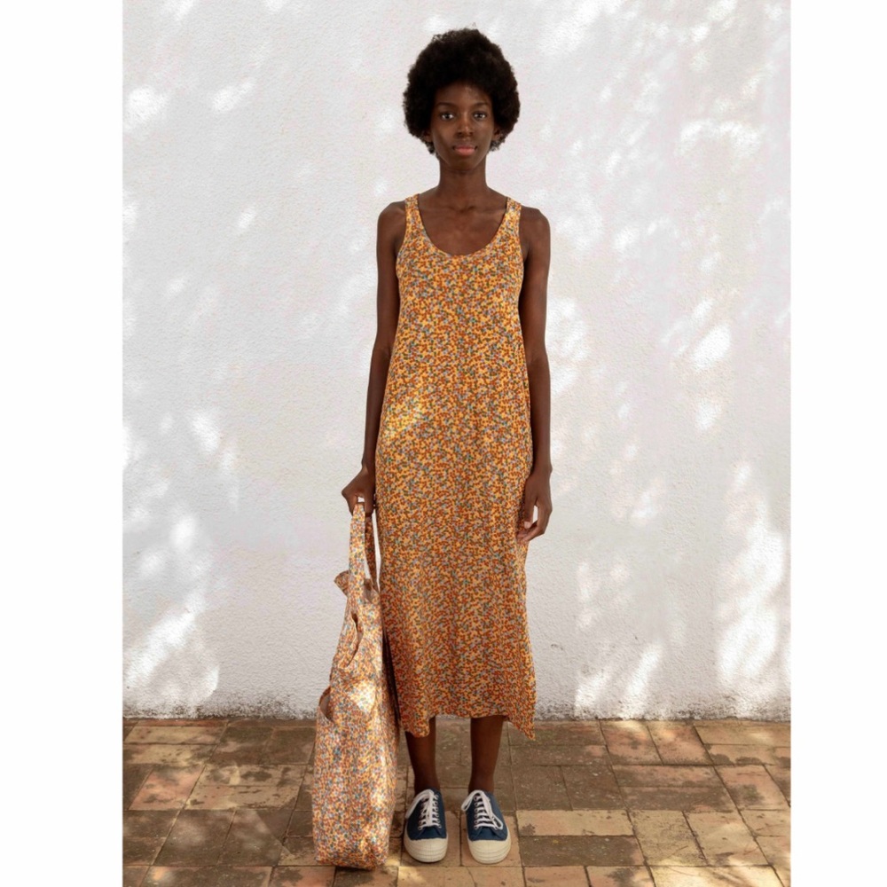 Tiny Cottons Flowers Midi Tank Dress